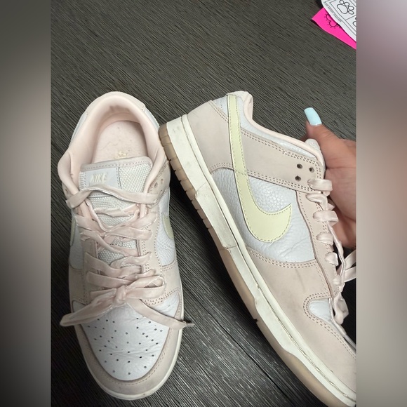 Nike Shoes - Nike Bow Laces Women's Sneakers - Light Pink and White